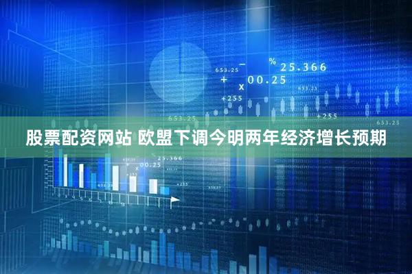 股票配资网站 欧盟下调今明两年经济增长预期